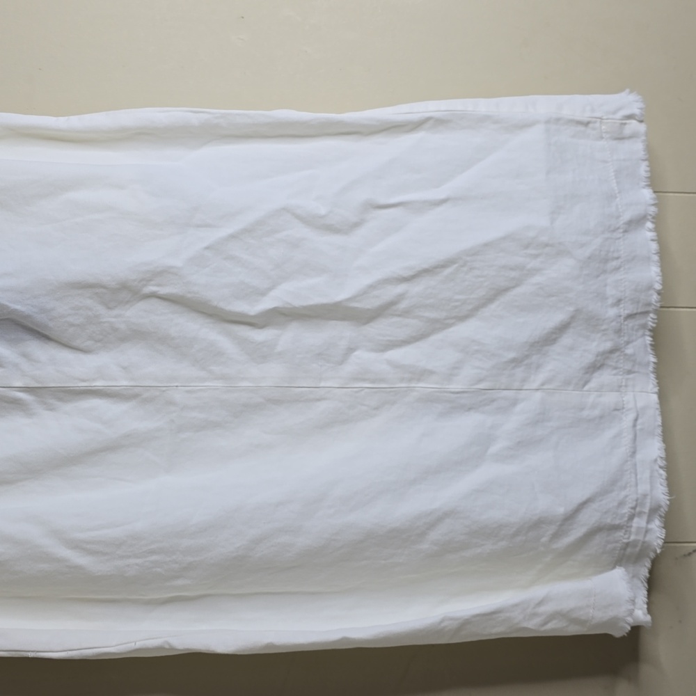 Gianni Bini Jessamine Ivory Linen Blend Skirt 2 - Picture 10 of 10
